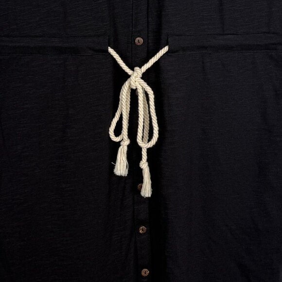 SONOMA brand, Ladies Size Medium, Black Casual, button up. Easy and comfortable! - Picture 5 of 6